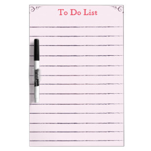 To do List Grocery Stripes Lines Whiteboard