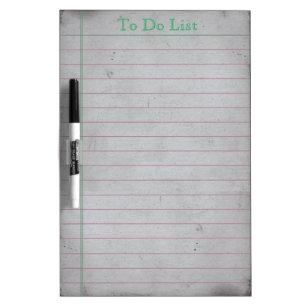 To do List Grocery Stripes Lines Whiteboard