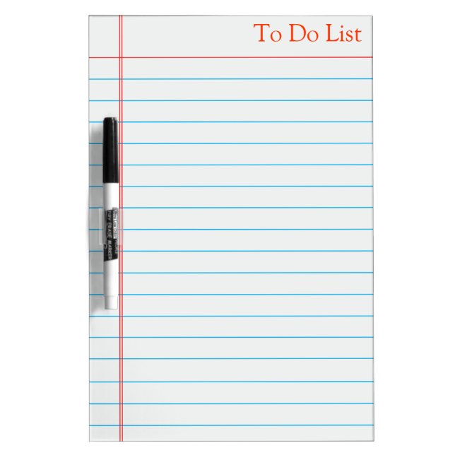 To do List Grocery Whiteboard (Front)