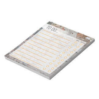 To Do List - Grunge Brown Notepad
