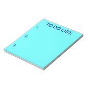 TO DO LIST (Light Blue) Notepads (Rotated)