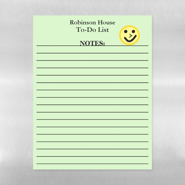 To Do List Lined Green Dry Erase Sheets (Vertical)