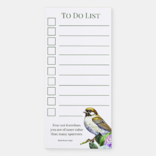 To Do List Magnetic Notepad