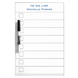 TO DO LIST Minimalist Modern Lined Check Boxes Dry Erase Board