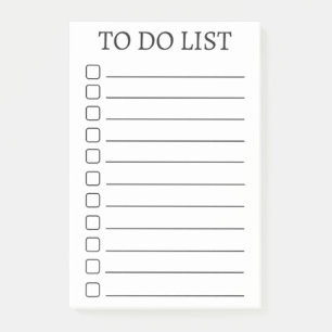 To Do List Modern Practical Agenda Post-It Notes