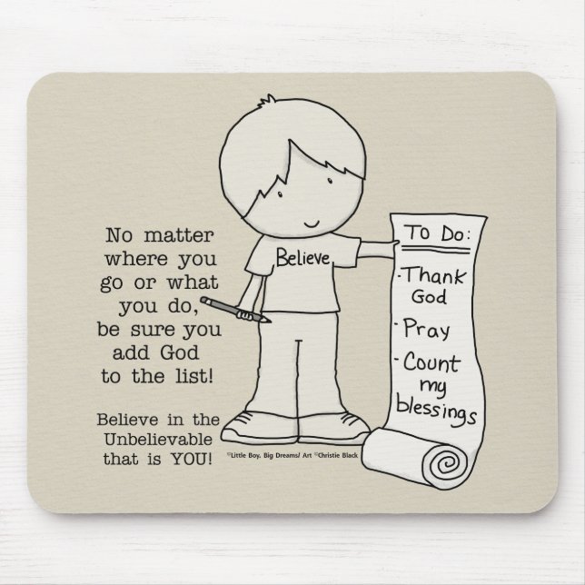 To Do List Mouse Pad (Front)