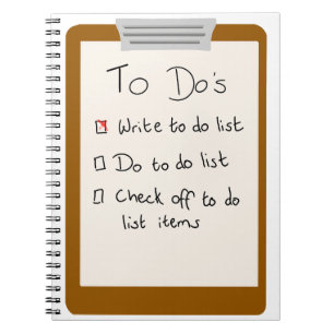 To do list notebook