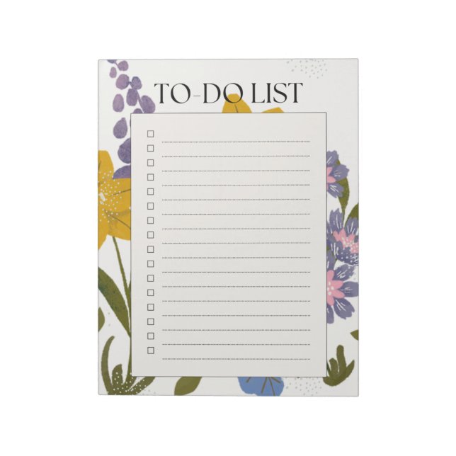 To Do List  Notepad (Rotated)