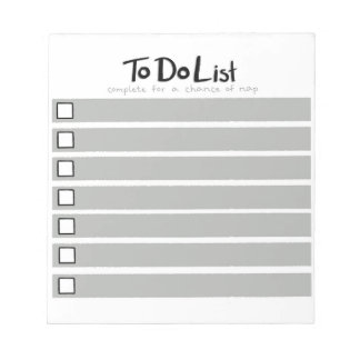 To Do List Notepad