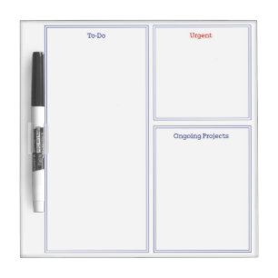 To Do List notepad, school or home list organizing Dry Erase Board
