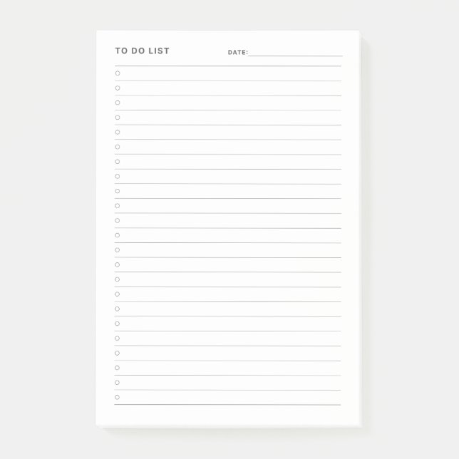 To Do List Notes (Front)