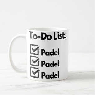 To-Do list Padel Coffee Mug