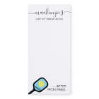 To Do List Personalized After Pickleball
