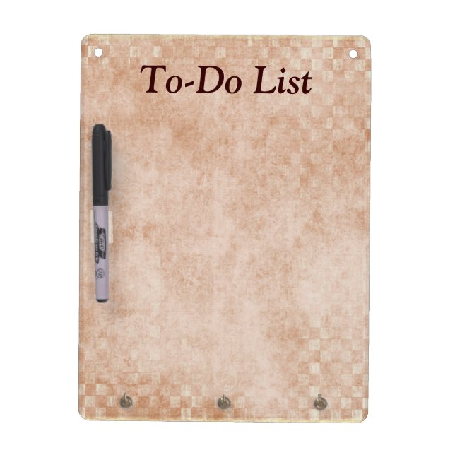 To-Do List Planner Dry Erase Board (Front)