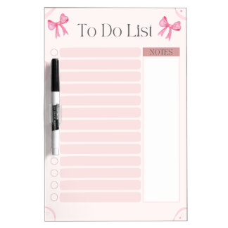 To do list planner dry erase board
