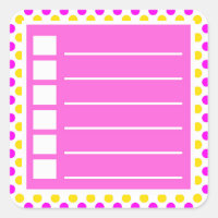 To Do List Planner Stickers