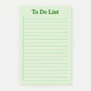 To Do List Post-it Notes