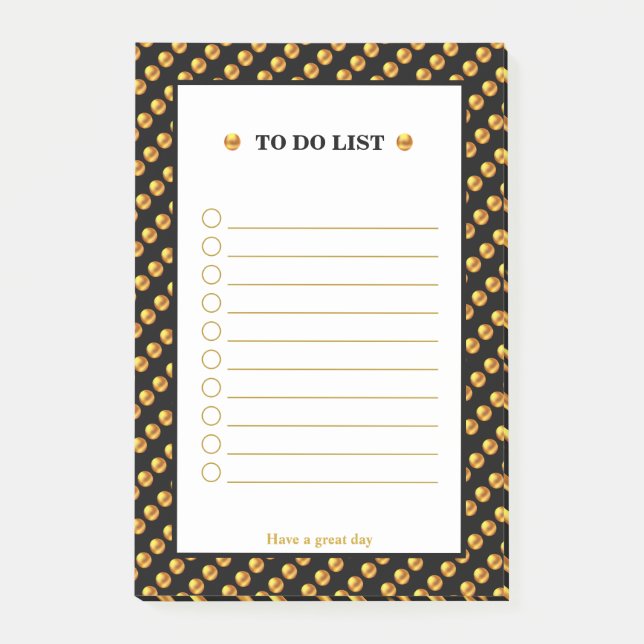 To Do List Post-it Notes (Front)