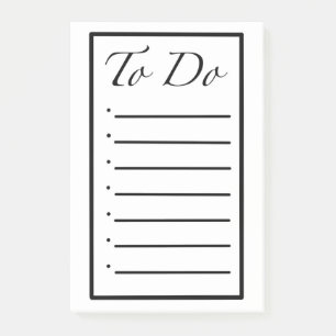 To Do List Post it Notes