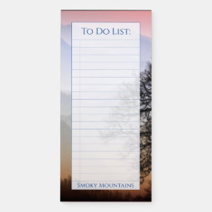 To Do List - Smoky Mountains Blue Ridge PKWY Magnetic Notepad