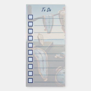 To Do List with clocks Magnetic Notepad