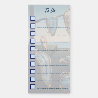 To Do List with clocks Magnetic Notepad