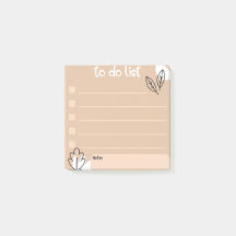 To Do List with Floral Design Style
