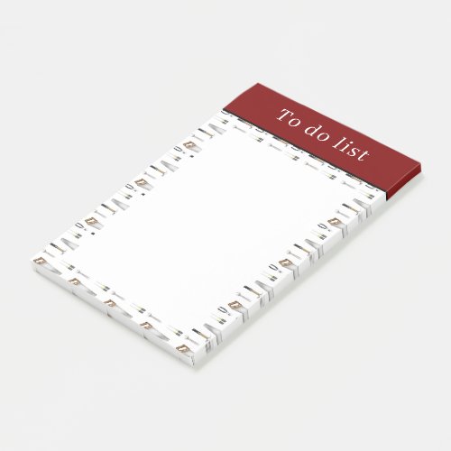 To Do List With Tools Post-it Notes