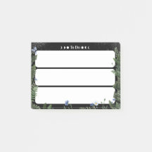 “To-Do” Sticky Note – Dark Whimsical Floral Design