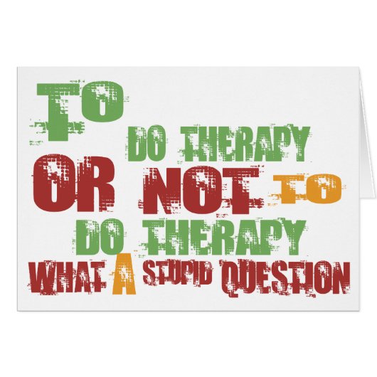 To Do Therapy (Front Horizontal)