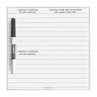 "To Do, To Be, To Manifest" 8x8 Dry Erase Board
