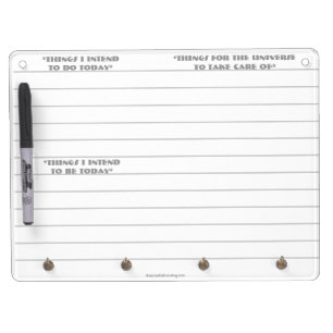 "To Do, To Be, To Manifest" Dry Erase Board