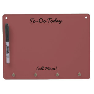 To-Do Today, Call Mom, Dry Erase Board