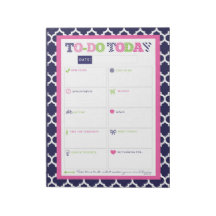 To-Do Today - Preppy Prints & Patterns Notepad