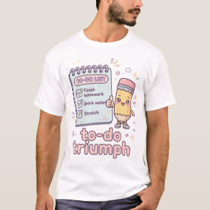 To-Do Triumph Cute Checklist T-Shirt