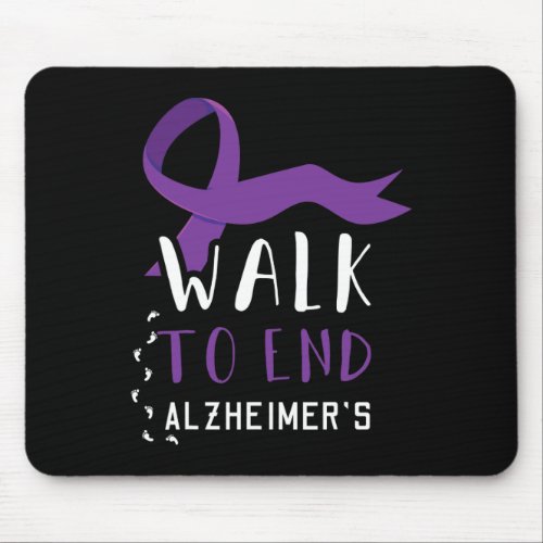 To End Alzheimerheimer Heimers Awareness  Mouse Pad
