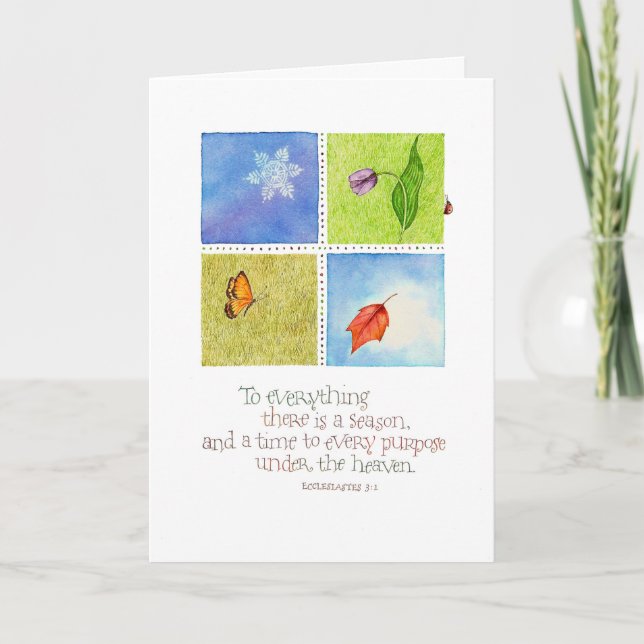 To Everything There is a Season/Birthday Card (Front)