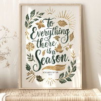 To Everything There is a Season: Ecclesiastes 3:11