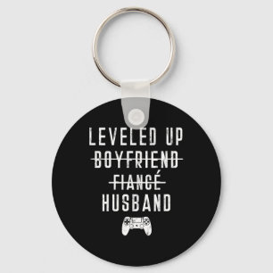 To Fiance Husband Leveled Leveling Up Video Game Keychain