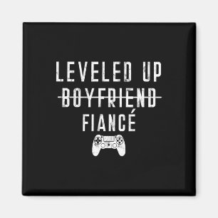 To Fiance Level Leveled Leveling Up Video Game Magnet