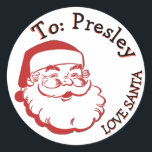 TO FROM SANTA CHRISTMAS PRESENT LABELS GIFT TAG<br><div class="desc">TO FROM SANTA CHRISTMAS PRESENT LABELS GIFT TAG</div>