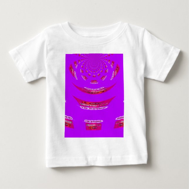 To Funny I Miss You I am Bored Baby T-Shirt (Front)