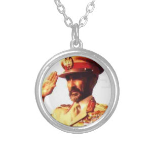 To glue Selassie Silver Plated Necklace