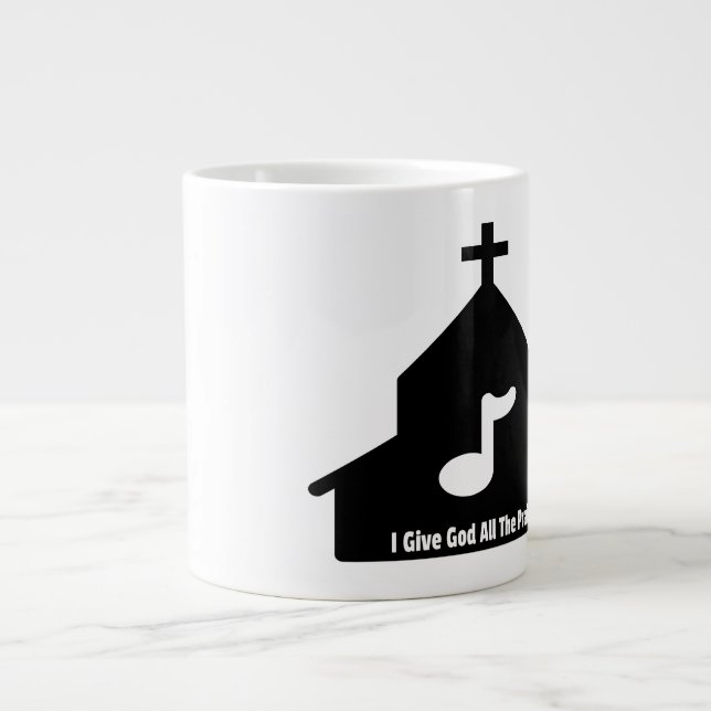 To God All The Praise - Jumbo Mug (Front)