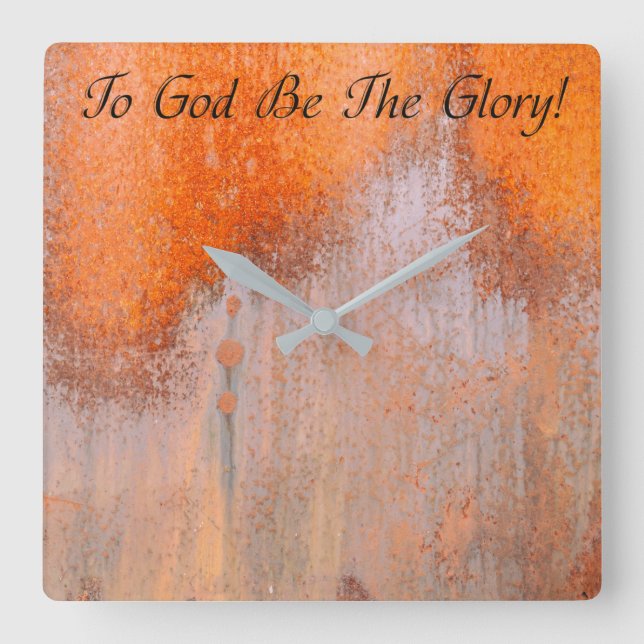 To God Be The Glory Clock (Front)