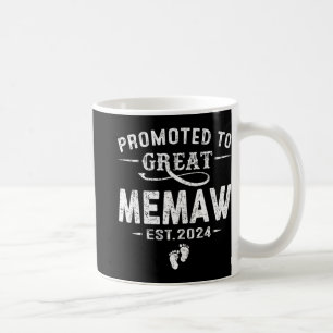 To Great Memaw 2024 Mothers Day First Time Mom  Coffee Mug