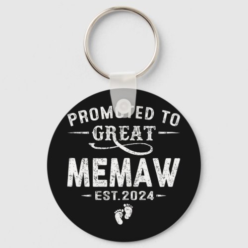 To Great Memaw 2024 Mothers Day First Time Mom  Keychain