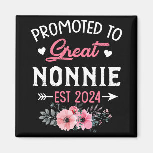 To Great Nonnie Est 2024 Flower Magnet