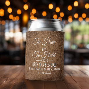 To Keep Your Beer Cold - Personalized Weddings