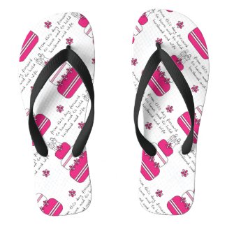 To Have and To Hold Bridal Flip Flops